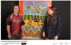 Image of NunnaRon Art Group - ‘Learning and Sharing’ Artwork Story by Jiha Cornwell