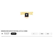 Image of Access Arts - Undercover Artist Festival, in 3 Minutes, YouTube