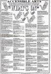 Image of Accessible Arts - What's On 1992