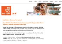 Image of The Other Film Festival - Website, captured 2019