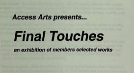 Image of Access Arts - Final Touches