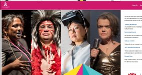 Image of Accessible Arts website - Arts Activate, captured 2022
