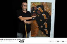 Image of NunnaRon Art Group - ‘Mungo Man’ Artwork Story by Paul Constable-Calcott