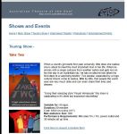 Image of Arts Access Victoria website - Australian Theatre of the Deaf - Touring Shows 2005