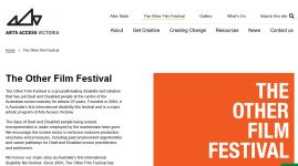 Image of The Other Film Festival - Website, captured 2022