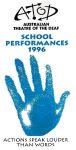 Image of Australian Theatre of The Deaf - Schools Performances Promotional Brochure 1996