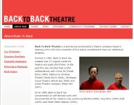 Image of Back to Back Theatre - Website - About, captured 2008