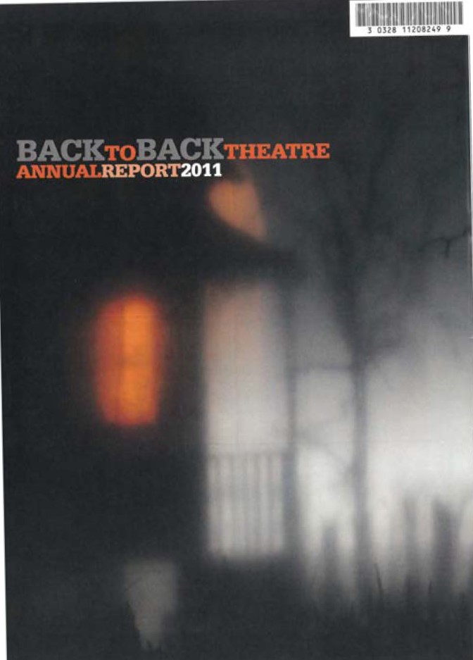 Image of Back to Back Theatre - Annual Report 2011