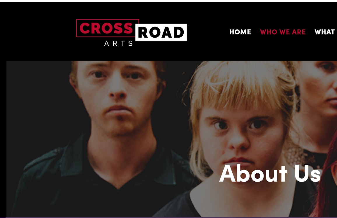 Image of Crossroad Arts website About 2021