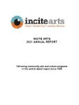 Image of Incite Arts Annual Report 2021