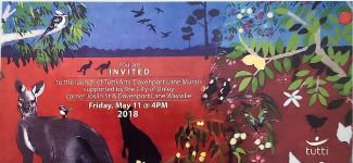 Image of Tutti Arts Davenport Lane Murals Launch Invitation 2005
