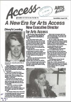 Image of Arts Access Victoria - Arts Access Society Inc. - Access Newsletter August 1988