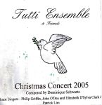 Image of Tutti Ensemble 'Christmas Concert 2005' CD Cover