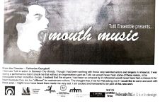 Image of Tutti Arts 'Mouth Music' 2006 Program