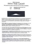 Image of Accessible Arts - Into the Light 1994 - The Major Cultural Function for the World Assembly