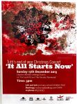 Image of Tutti Arts - Christmas Concert: It All Starts Now - Promotional Poster