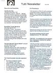 Image of Tutti Arts Newsletter April 2005