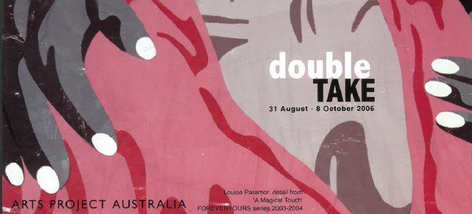 Image of Arts Project Australia - doubleTAKE Exhibition 2005 - Promotional Card