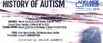 Image of Tutti Arts - The History of Autism - Promotional Card