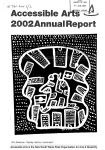 Image of Accessible Arts - Annual Report 2002