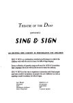 Image of Australian Theatre of The Deaf - Sing & Sign Workshop/Performance Information Form