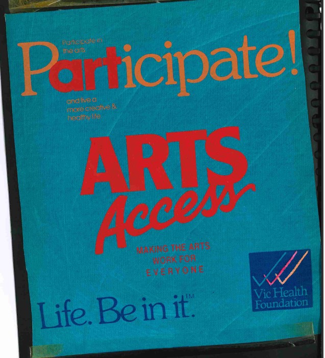 Image of Arts Access Victoria – Arts Access Society - PartICIPATE - Promotional Poster