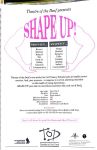 Image of Australian Theatre of The Deaf - SHAPE UP!! Poster