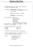 Image of Australian Theatre of The Deaf - Hooligans Hands, How, and I Live Here - Promotional Flyer