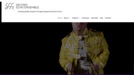 Image of Second Echo Ensemble -  Website, captured 2024