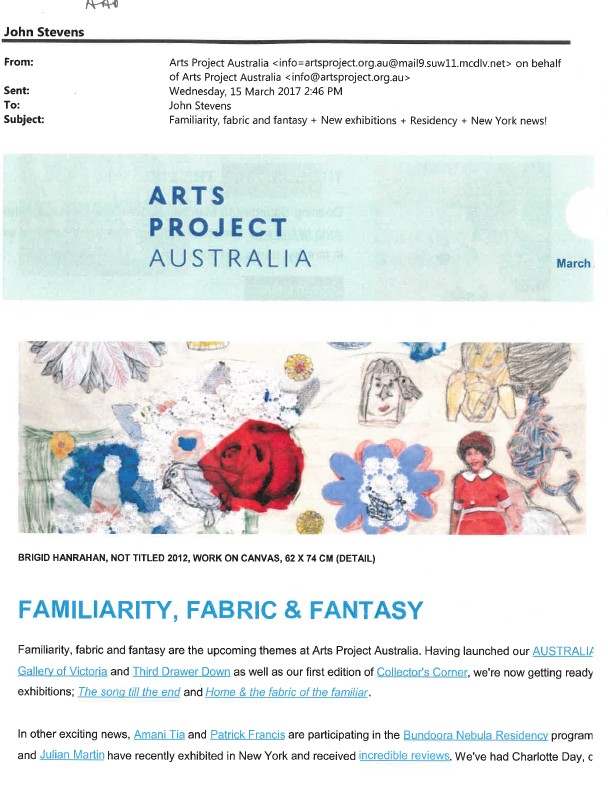 Image of Arts Project Australia - ENews - 20170315