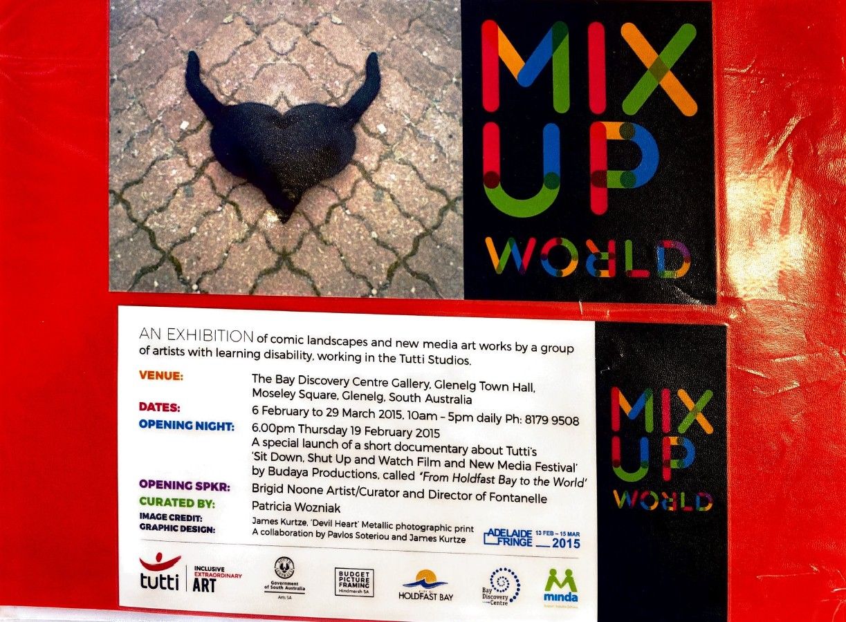 Image of Tutti Arts - Mix Up World Exhibition - Promotional Flyer