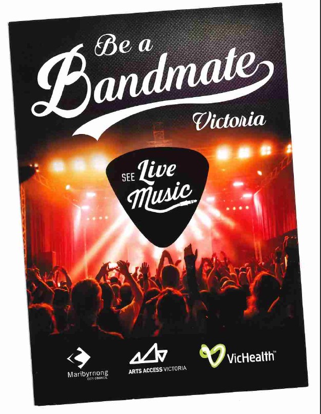 Image of Arts Access Victoria - Bandmates - Promotional Card 2