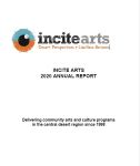 Image of Incite Arts Annual Report 2020
