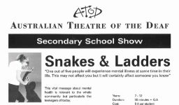 Image of Australia Theatre of the Deaf - Snakes and Ladders - and Drama With Vision Workshop Information Form