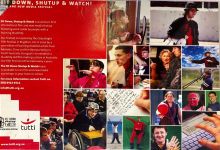 Image of Tutti Arts - Sit Down Shut Up & Watch - Promotional Flyer 2018
