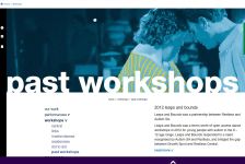 Restless Dance Theatre website - Past Workshops