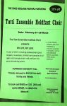 Image of Tutti Ensemble - Holdfast Choir - My Life My Love - Promotional Flyer