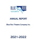 Image of Blue Roo Theatre Company - Annual Report 2021-22