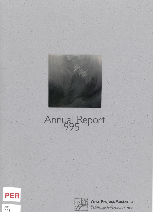 Image of Arts Project Australia - Annual Report 1995