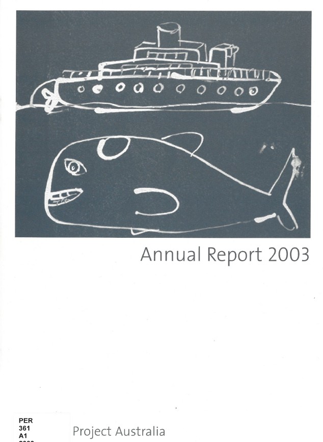 Image of Arts Project Australia - Annual Report 2003