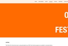 Image of The Other Film Festival - Past Festivals website, captured 2022