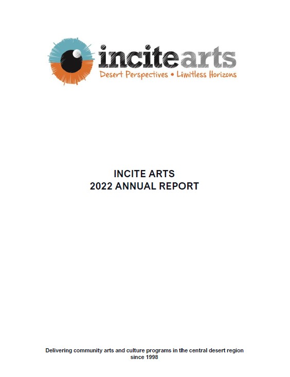 Image of Incite Arts Annual Report 2022