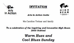 Image of Wann Hues and Cool Blues Sunday invitation