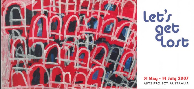 Image of Arts Project Australia - Let's get lost Exhibition 2007 - Promotional Card