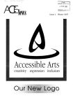 Image of Accessible Arts - ACE Arts Creativity Expression News Publication issue 1 Winter 1997