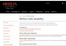 Writeability website, captured 2016