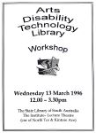 Image of Arts Disability Technology Library Workshop