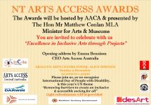 Image of InCite Arts - NT Arts Access Awards - Invitation 2012