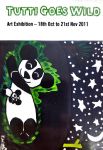 Image of Tutti Arts 'Tutti Goes Wild- Gala Fundraising Dinner' at the Adelaide Zoo 2011 Promotional Flyer