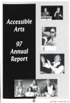 Image of Accessible Arts - Annual Report 1997